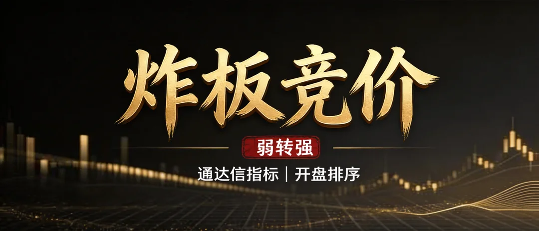 〖炸板竞价〗副图/选股 集合竞价筛选至强个股低吸 源码介绍-52指标